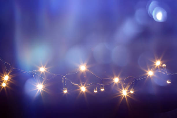 istock Christmas background with lights and free text space. 1193022701