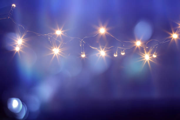 istock Christmas background with lights and free text space. 1193022822