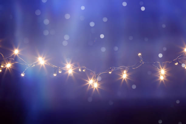 istock Christmas background with lights and free text space. 1193022855