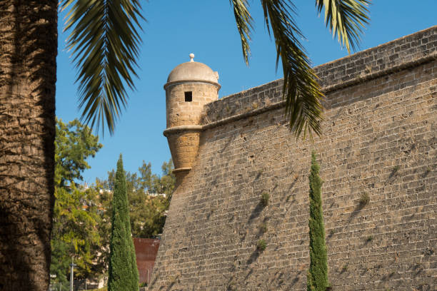 istock spain palma de majorca fortified wall and tower 1193023911