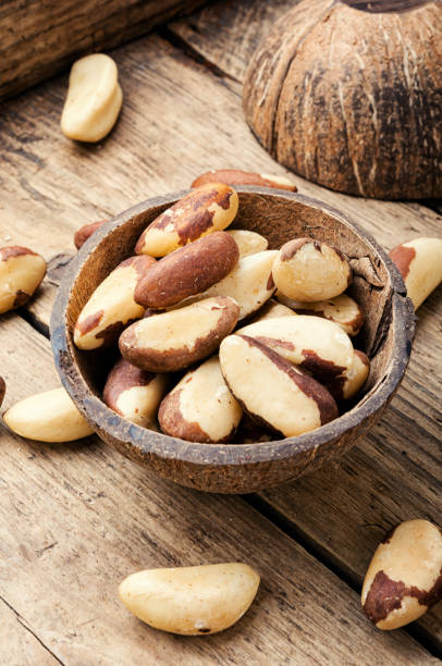 istock Brazil nut or Bertholletia 1193028471