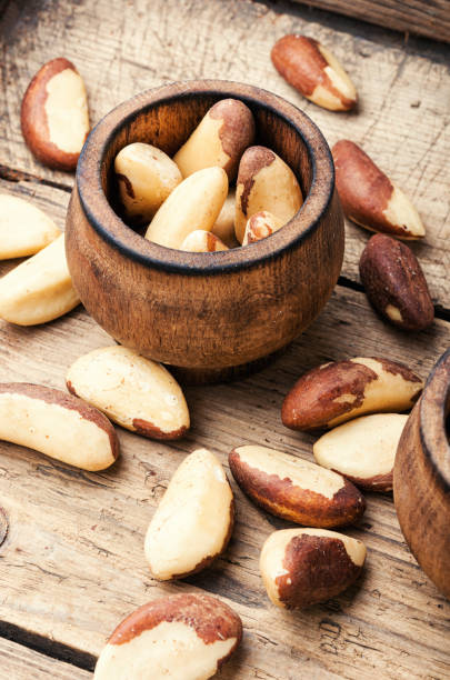 istock Brazil nut or Bertholletia 1193028590