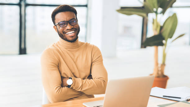 istock Portrait of successful black man looking at camera 1193032875
