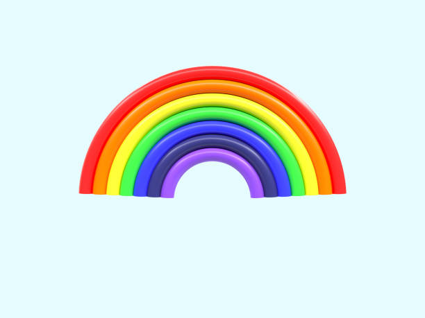 istock 3d rendering cartoon style rainbow symbol 1193036816