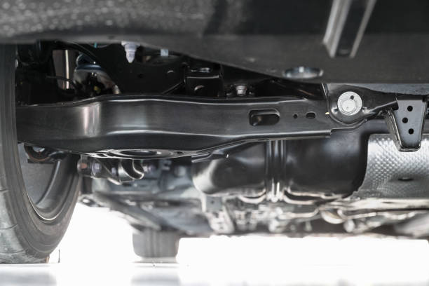 istock Rear car suspension system , Rear Camber Adjustment nut. 1193036868