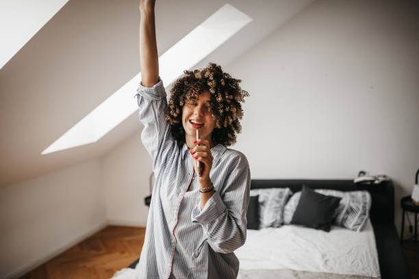 istock Joyful morning at home 1193040395
