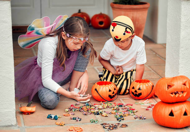 Candy keeps all the monsters away on Halloween