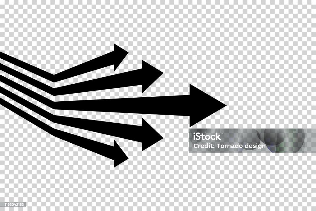 Vector Invisable Arrows Arrows Vector Flat Balck Arrows Isolated On Transparent Background ...