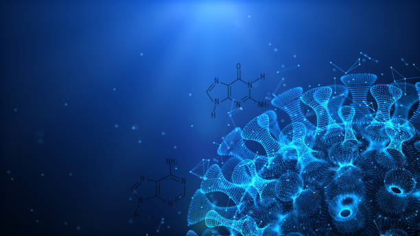 istock 3d illustration pathogenic viruses causing infection in host organism, Viral disease outbreak, virus abstract background 1193043681