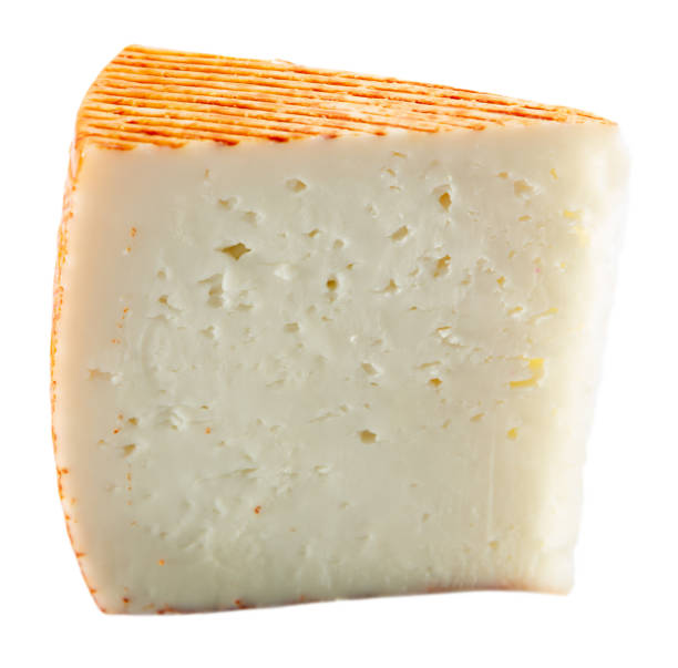 istock Piece of fresh semi-soft cheese 1193047428