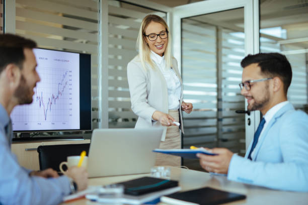 istock Creative business team working on project in office board room 1193063044