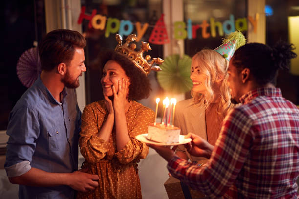 istock friends celebrating birthday together 1193075483