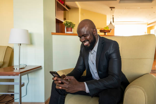 istock Self-Confident African Businessman at Home 1193078116