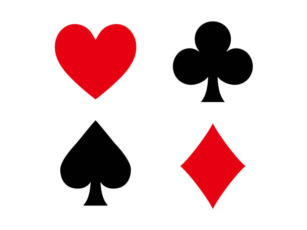 Playing card mark1 It is an illustration of a Playing card mark. clubs playing card illustrations stock illustrations