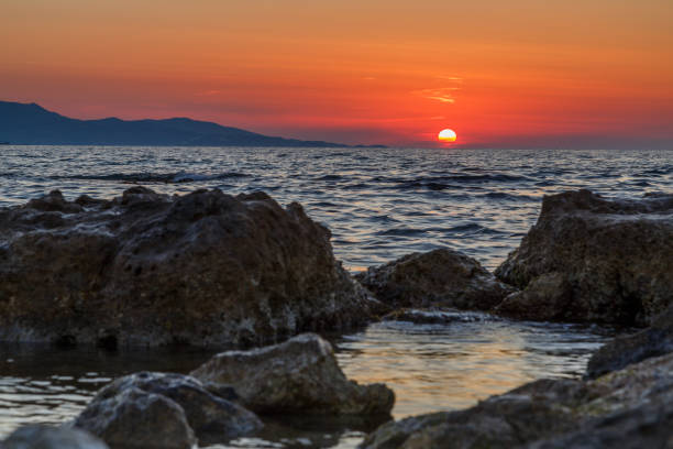 istock Sunset and the stones 1193095592