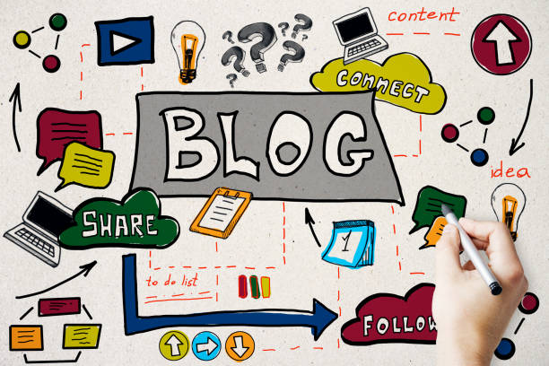 istock Blog and marketing concept 1193102447