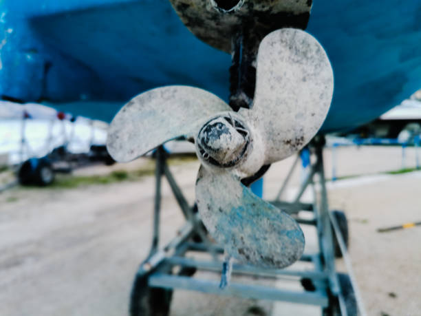 istock old propeller of boat 1193102869