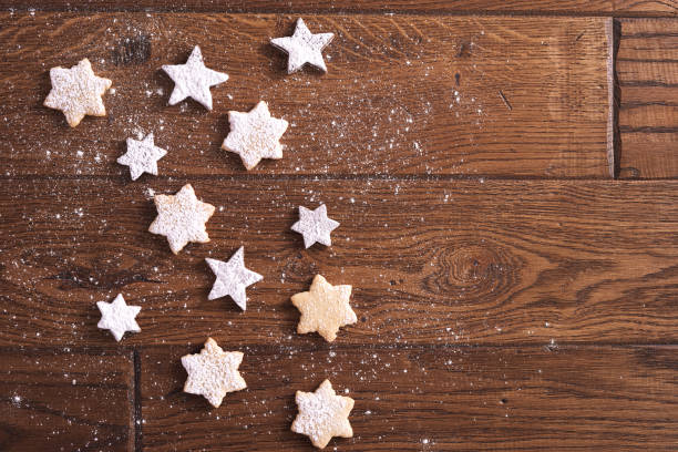 istock Little bit of star shaped cookies 1193106407