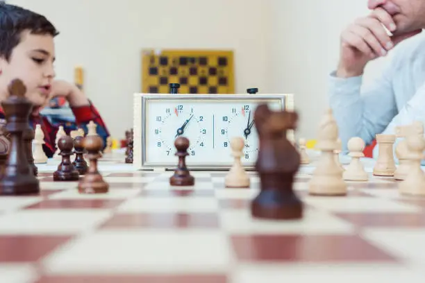 Photo of People in chess school