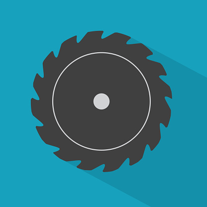 circular saw icon- vector illustration