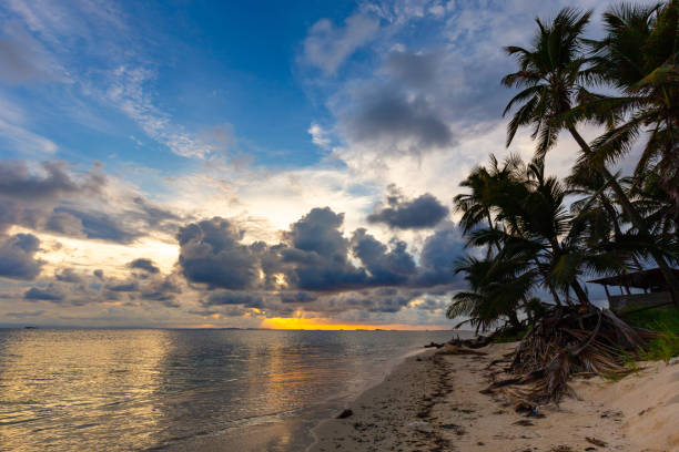 istock Sunset on Caribbean Island, San Blas, Panama 1193118816