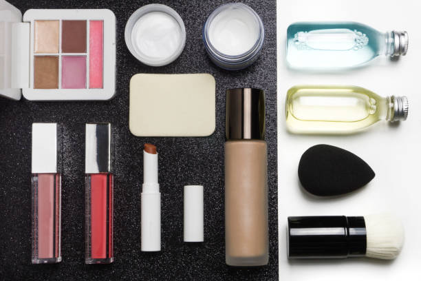 istock set of different cosmetics on simple background 1193118921