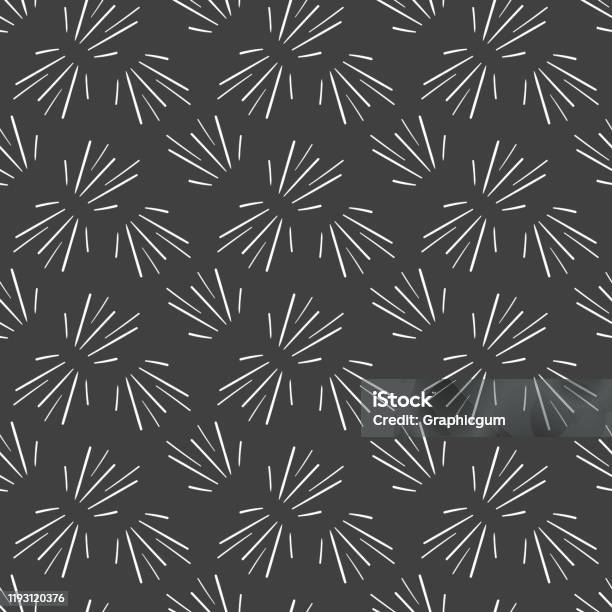 Rays Pattern Texture Seamless Pattern Background With Rays Dark Background Stock ...