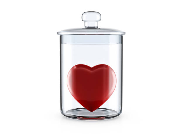 istock Heart into glass jar 1193126563