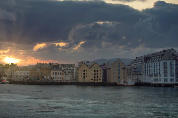 Alesund is a city in Norway. Northern Europe