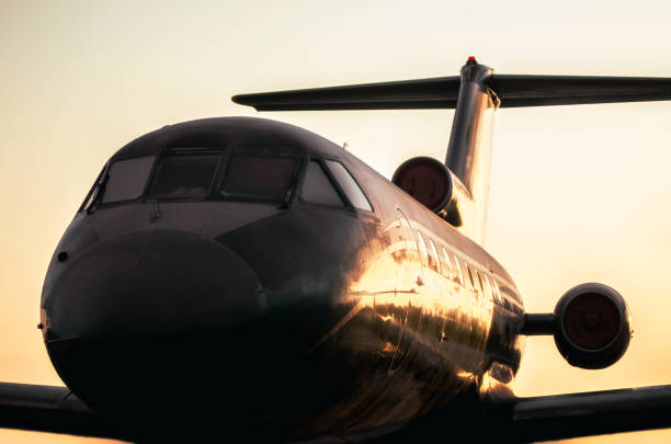 istock large airliner against the sunset evening sky 1193131951