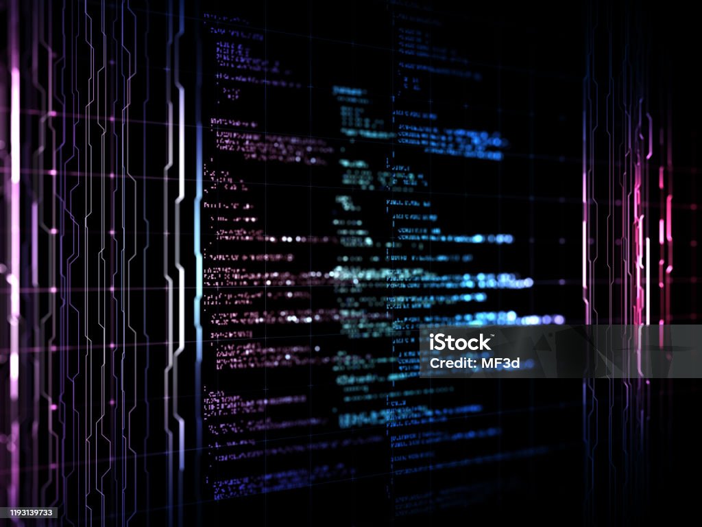 Abstract Program Code Stock Photo - Download Image Now - Coding ...