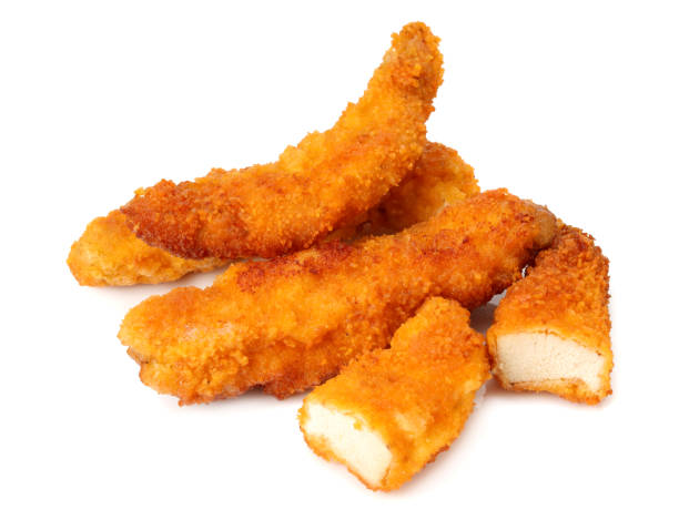 istock Chicken nuggets isolated on white background. fast food 1193139943
