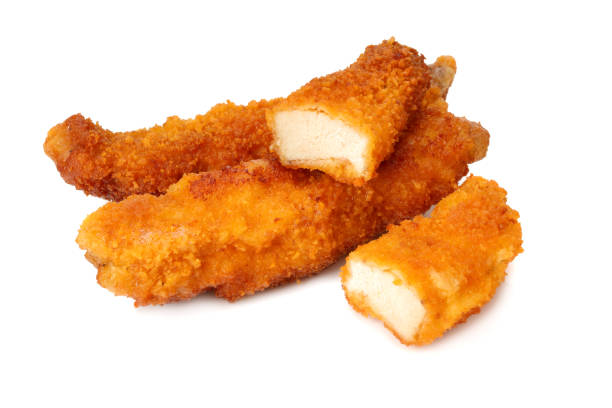 istock Chicken nuggets isolated on white background. fast food 1193139963