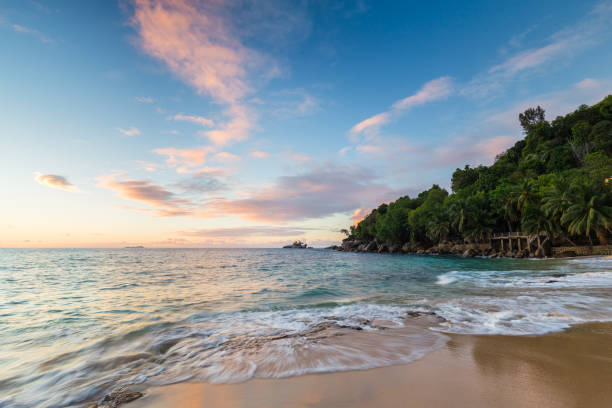 istock Sunset in paradise, Seychelles 1193143178