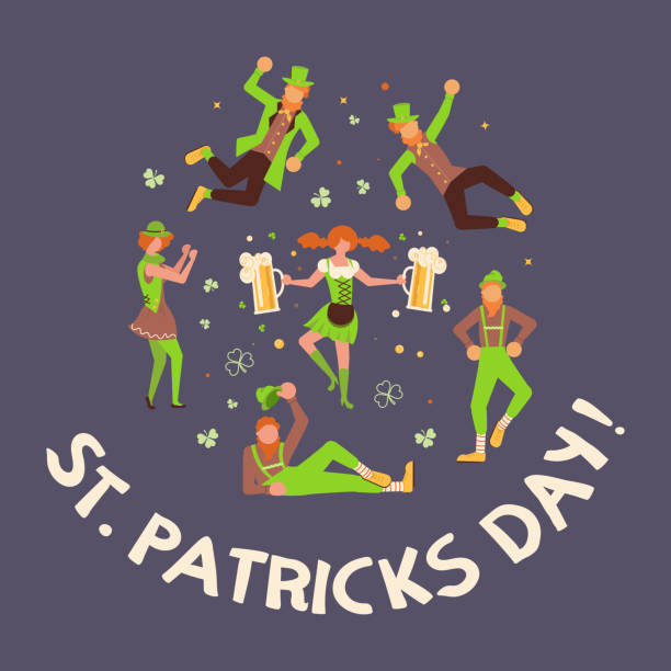 st patricks day people