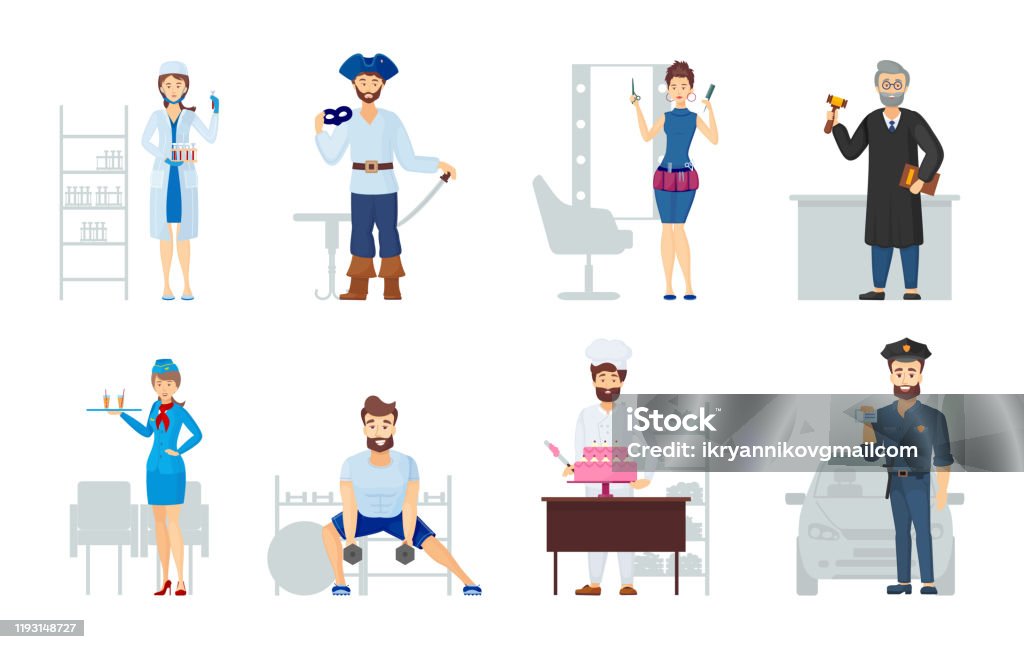 Ilustración de Personas Diferentes Profesiones Vector De Dibujos Animados Día Del Trabajo y más Vectores Libres de Derechos de Personaje - iStock Ilustración de Personas Diferentes Profesiones Vector De Dibujos Animados Día Del Trabajo y más Vectores Libres de Derechos de Personaje - iStock