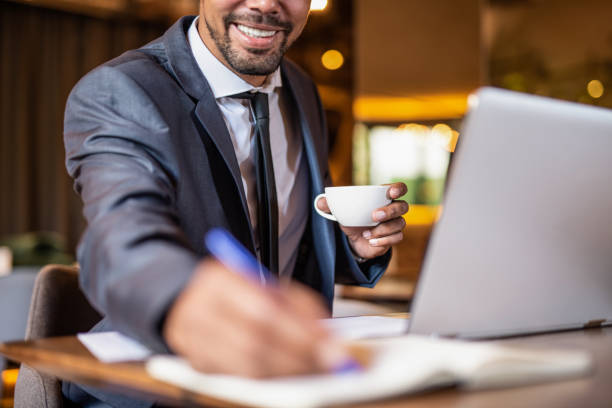 istock Work is easier with a cup of coffee. 1193152417