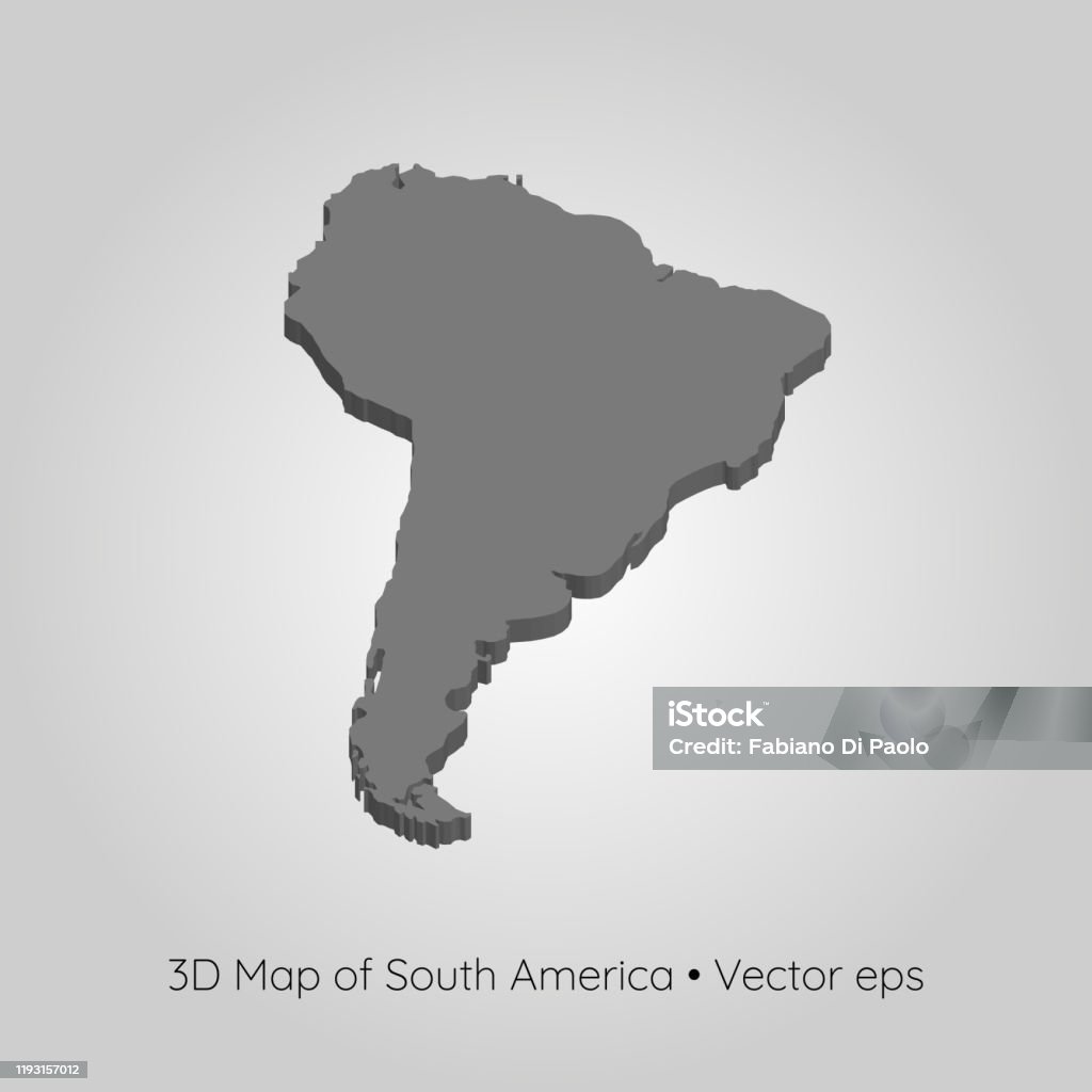 3d Vector Map Stock Illustration - Download Image Now - Cartography ...
