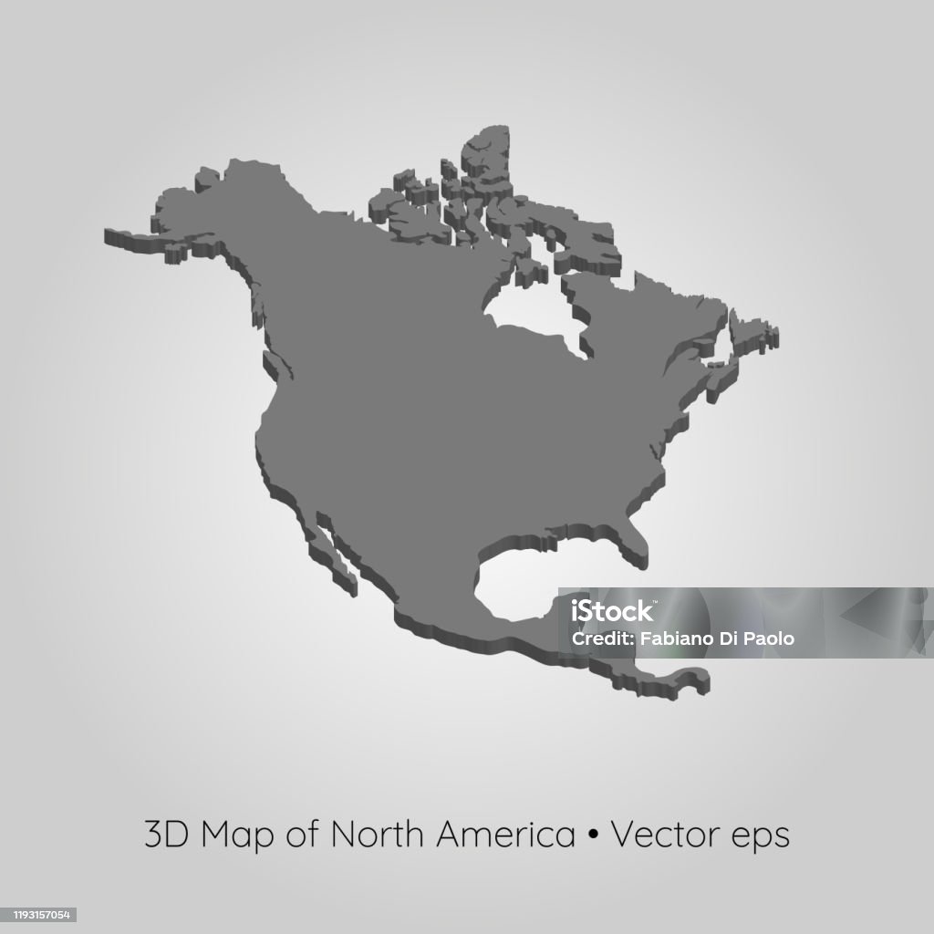 3d Vector Map Stock Illustration - Download Image Now - Cartography ...