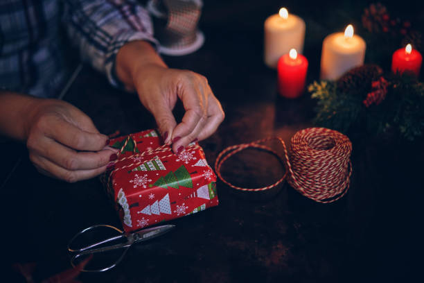 istock Wrapping and Decorating Christmas Presents 1193158330