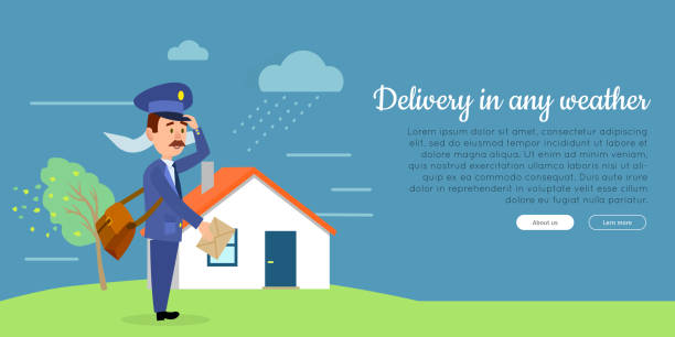 Mail Raining Down 40+ Mailman Rain Stock Photos, Pictures & Royalty-Free Images - iStock