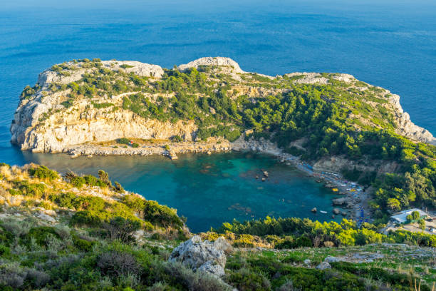 istock Overlooking Anthony Quinn Bay Rhodes 1193171352