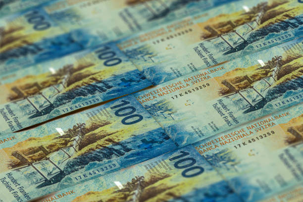 CHF. Swiss francs banknotes background. Money of Switzerland CHF. Swiss francs banknotes background. Money of Switzerland. Zurich french currency stock pictures, royalty-free photos & images