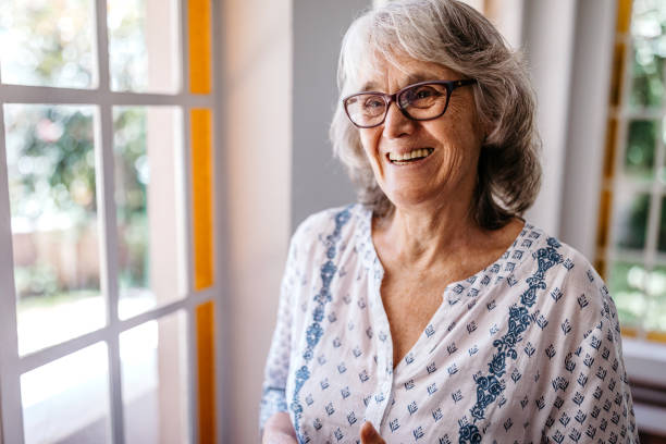 istock Smiling senior woman 1193172763