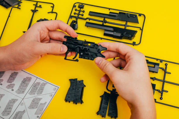 istock assemble handgun from the parts 1193175346