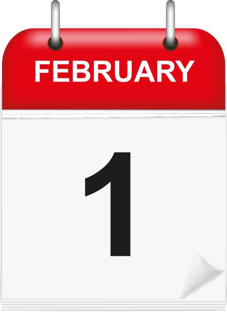 istock Daily calendar February day 1 1193177782