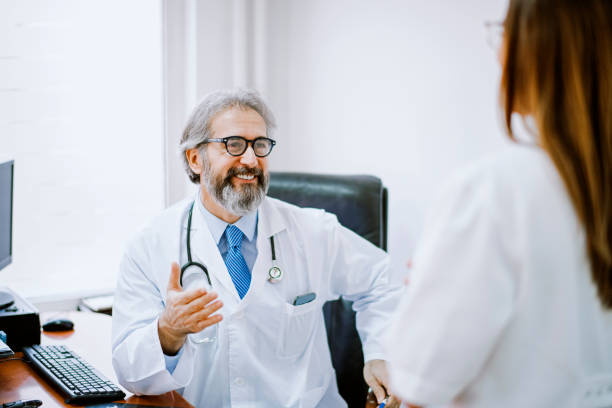 istock Doctors talking at the hospital 1193177801