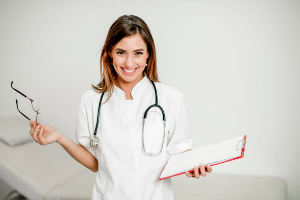 istock Attractive young female doctor 1193178944