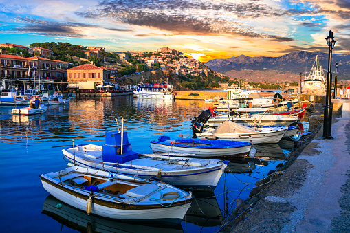 travel in Eastern Aegean islands - scenic Lesbos