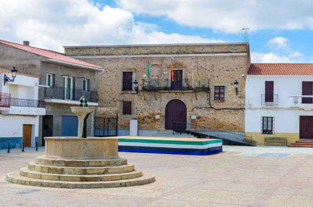 istock Spain Square in 
Esparragosa de Lares, Badajoz, spain. 1193197032